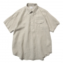 ENGINEERED GARMENTS / エンジニアドガーメンツ | Popover BD Shirt - Handkerchief Linen - Natural