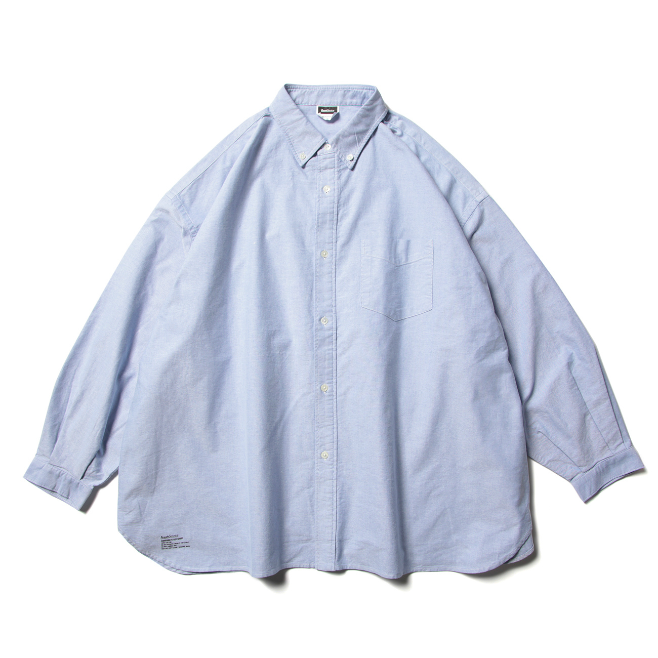 21SS 新品 FreshService BD シャツ BLUE サイズF