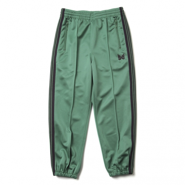 Needles / ニードルズ | Zipped Track Pant - Poly Smooth - Emerald