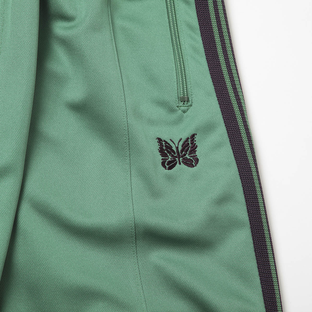 H.D. Track Pant - Poly Smooth - Emerald ロゴ