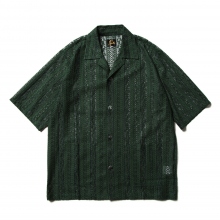 Needles / ニードルズ | Cabana Shirt - C/PE/R Lace Cloth / Stripe - Green