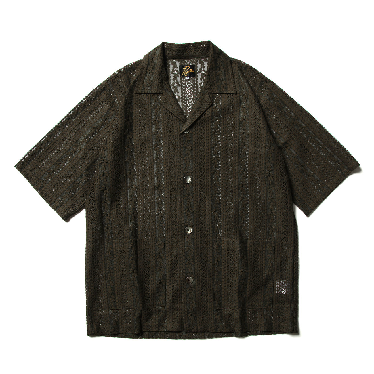 needles カバナシャツ　Cabana Shirt Leopard Lサイズ Vol.4917【Needles：L/S Cabana Shirt PE/C/N Leopard Jq