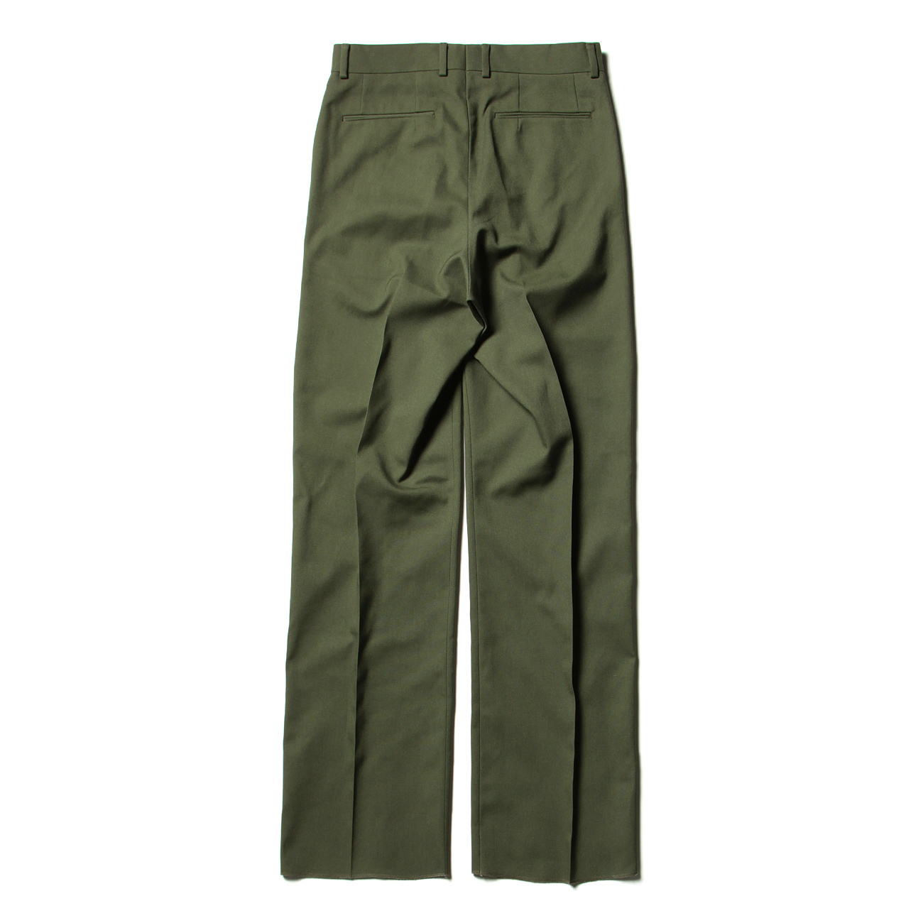 NEAT HOPSACK TAPERED OLIVE 2020 サイズ44