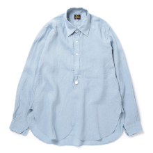 Needles / ニードルズ | Regular Collar EDW Shirt - Linen Canvas - Sax