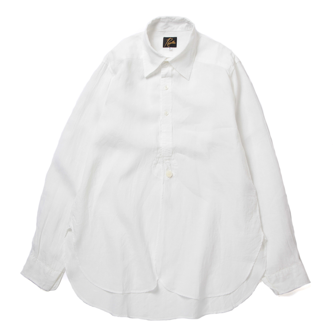 Regular Collar EDW Shirt - Linen Canvas - Off White