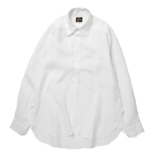 Needles / ニードルズ | Regular Collar EDW Shirt - Linen Canvas - Off White
