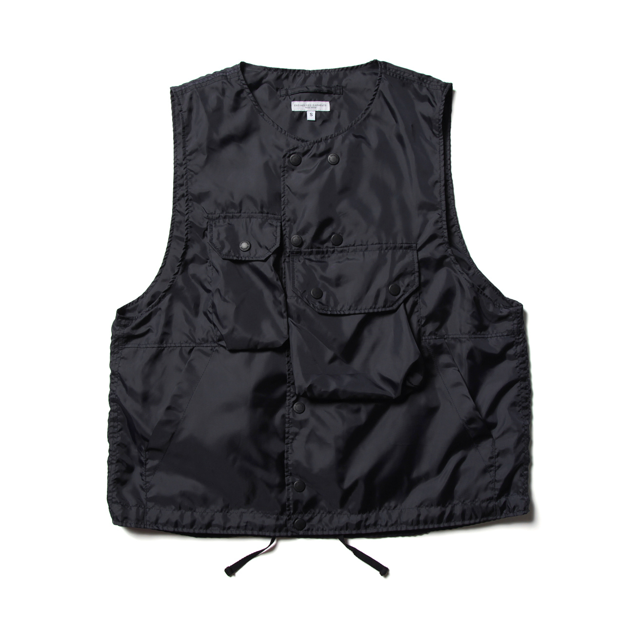 トップス engineered garments covervest Engineered Garments Cover Vest, Brown – Glasswing