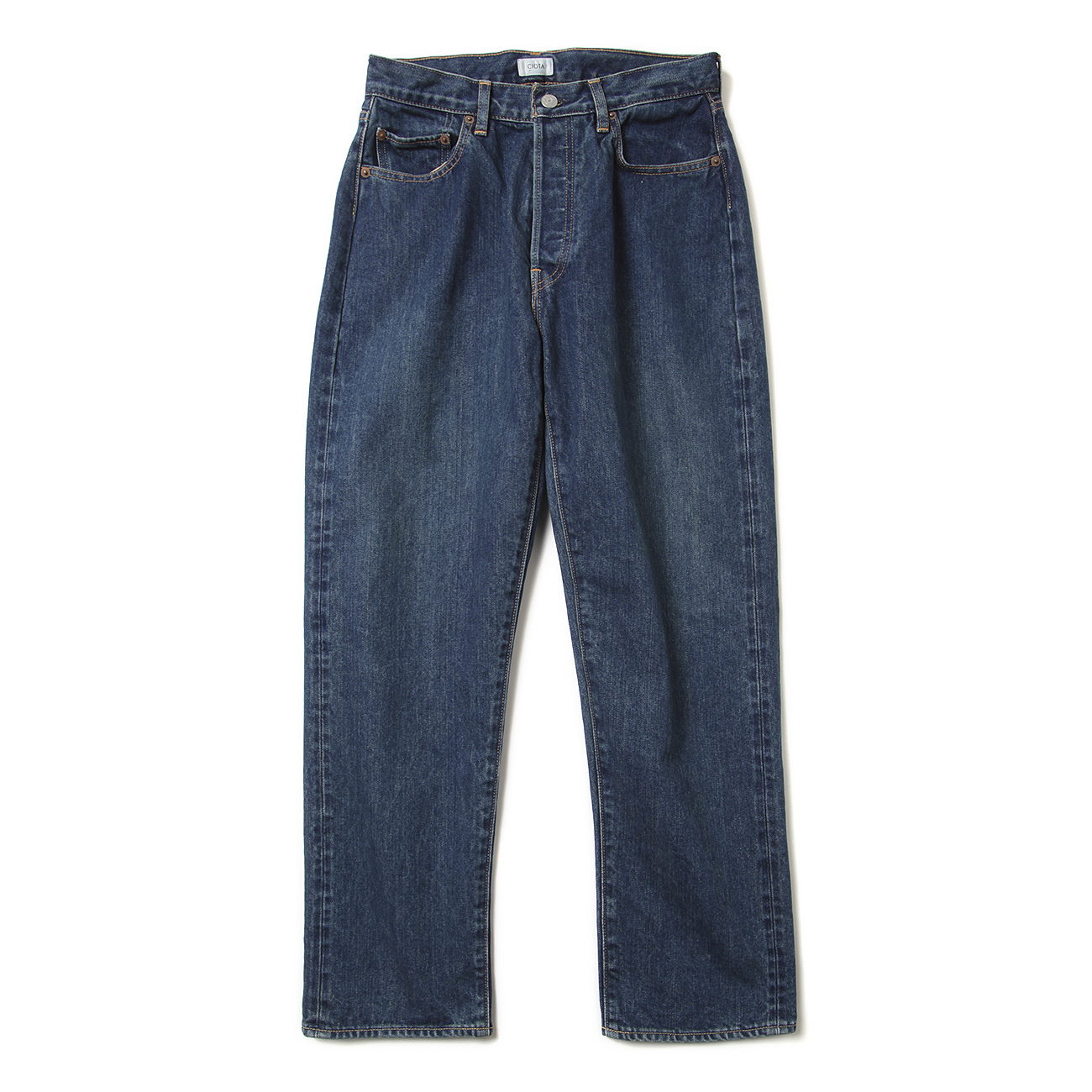 CIOTA / シオタ | 本藍 スビンコットン 13.5oz ストレートデニム - Dark Blue Damage | 通販 - 正規取扱店 |  COLLECT STORE / コレクトストア