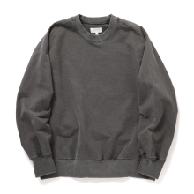 KANEMASA PHIL. / カネマサフィル | 36G Fine Sweat Freedom Sleeve Pullover - Charcoal Pigment