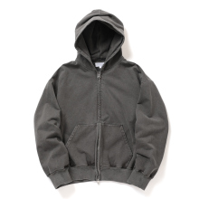 KANEMASA PHIL. / カネマサフィル | 36G Fine Sweat Zip Hoodie - Charcoal Pigment