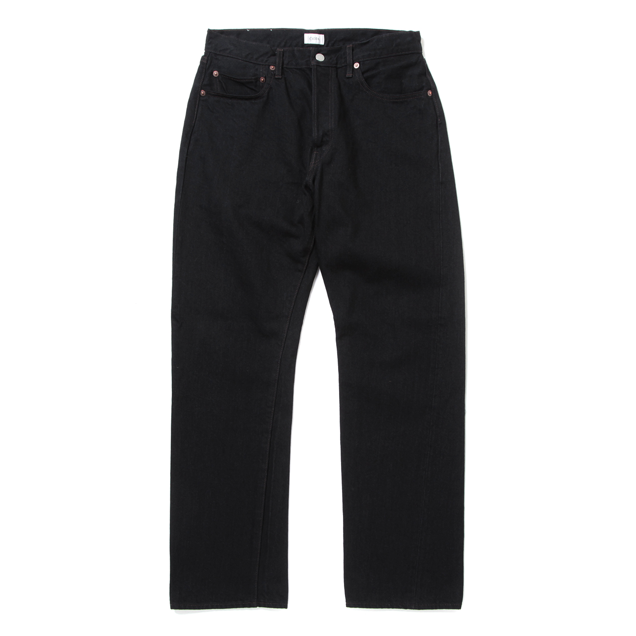 CIOTA / シオタ | Straight 5 Pocket Pants - Black (One Wash) | 通販