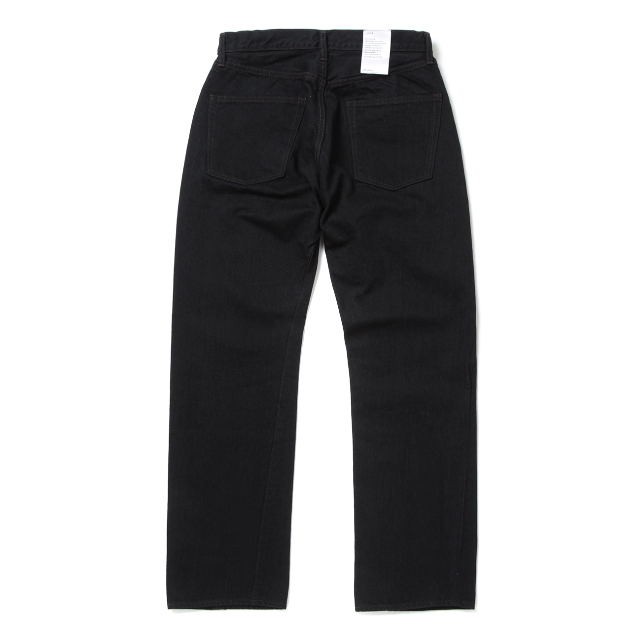 CIOTA / シオタ | Straight 5 Pocket Pants - Black (One Wash) | 通販