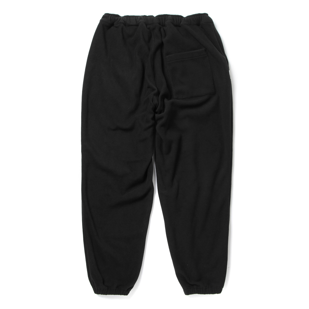 WIDE FLEECE PANTS - Black