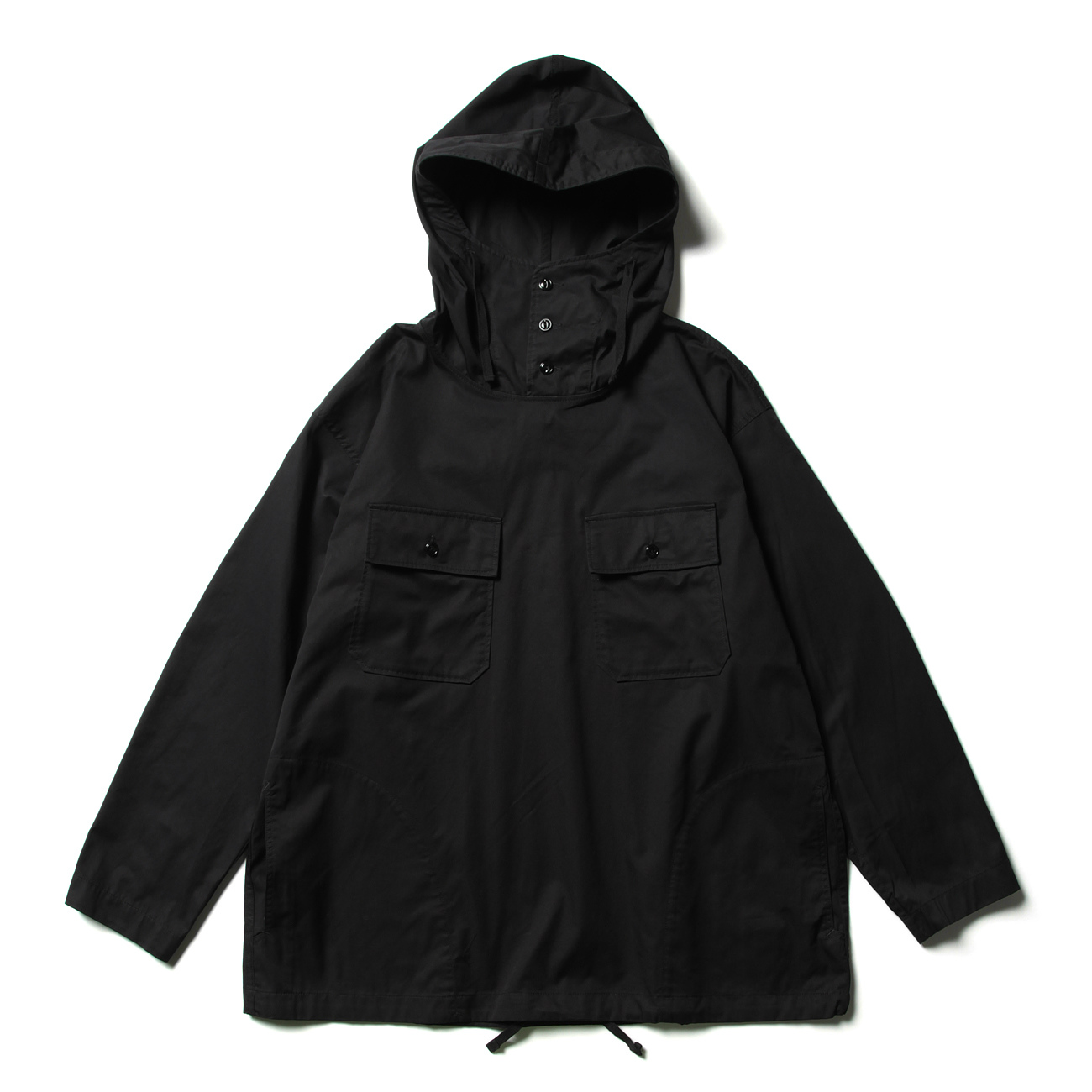 Cagoule Shirt - High Count Twill - Black