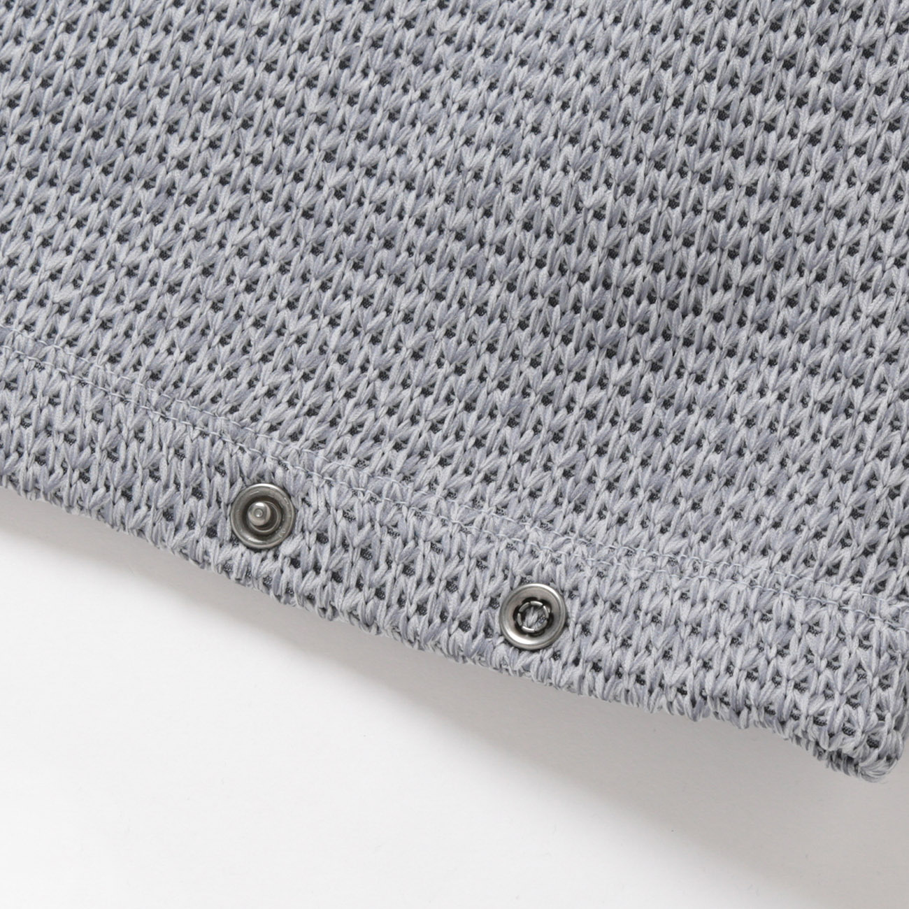 karry グレー アメスリニット CURLY / カーリー | HONEYCOMB KNIT ZIP-UP CARDIGAN - M.Gray
