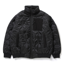S.F.C Stripes For Creative / エスエフシー | QUILTED PUFF JACKET - Black / Black