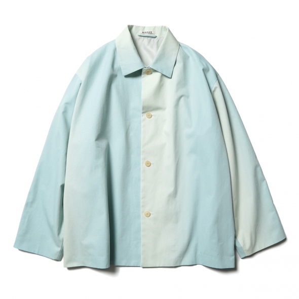 WASHED FINX GRADATION DYE BIG BLOUSON - Morning Blue