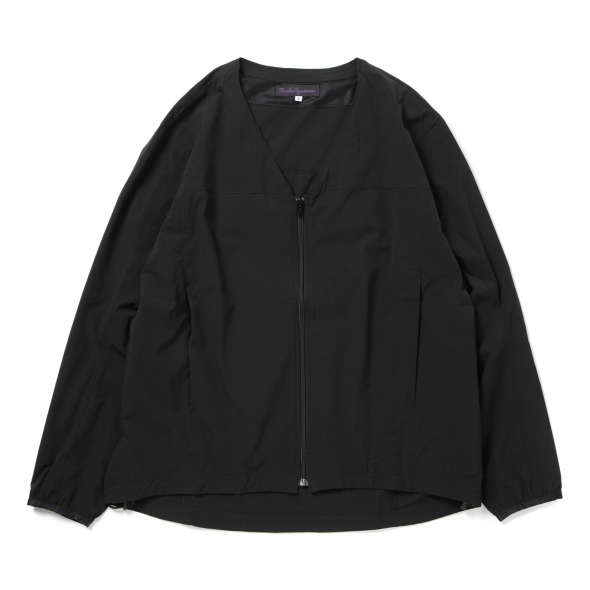 Needles / ニードルズ | W.U. V Neck Jac - Poly Ripstop -Black