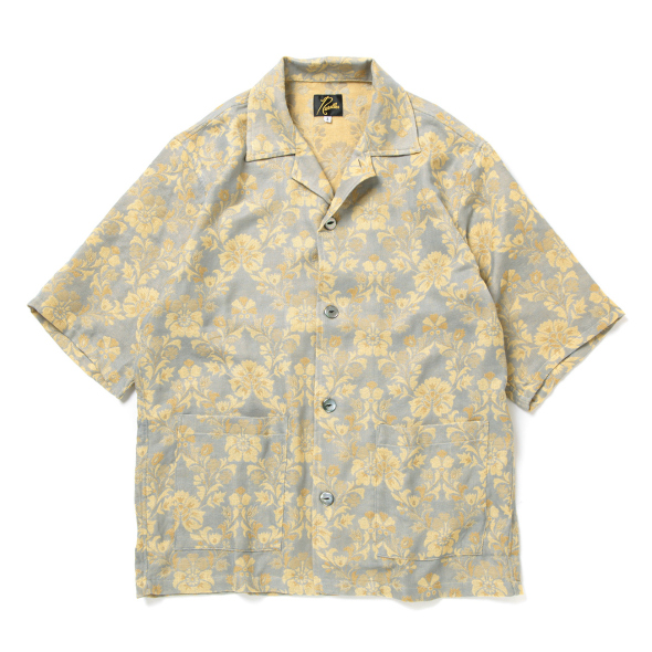 Needles / ニードルズ | Cabana Shirt - Poly India Jq. - Grey