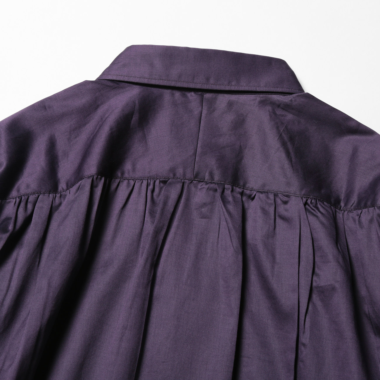 Needles / ニードルズ | Round Collar EDW Gather Shirt - Cotton