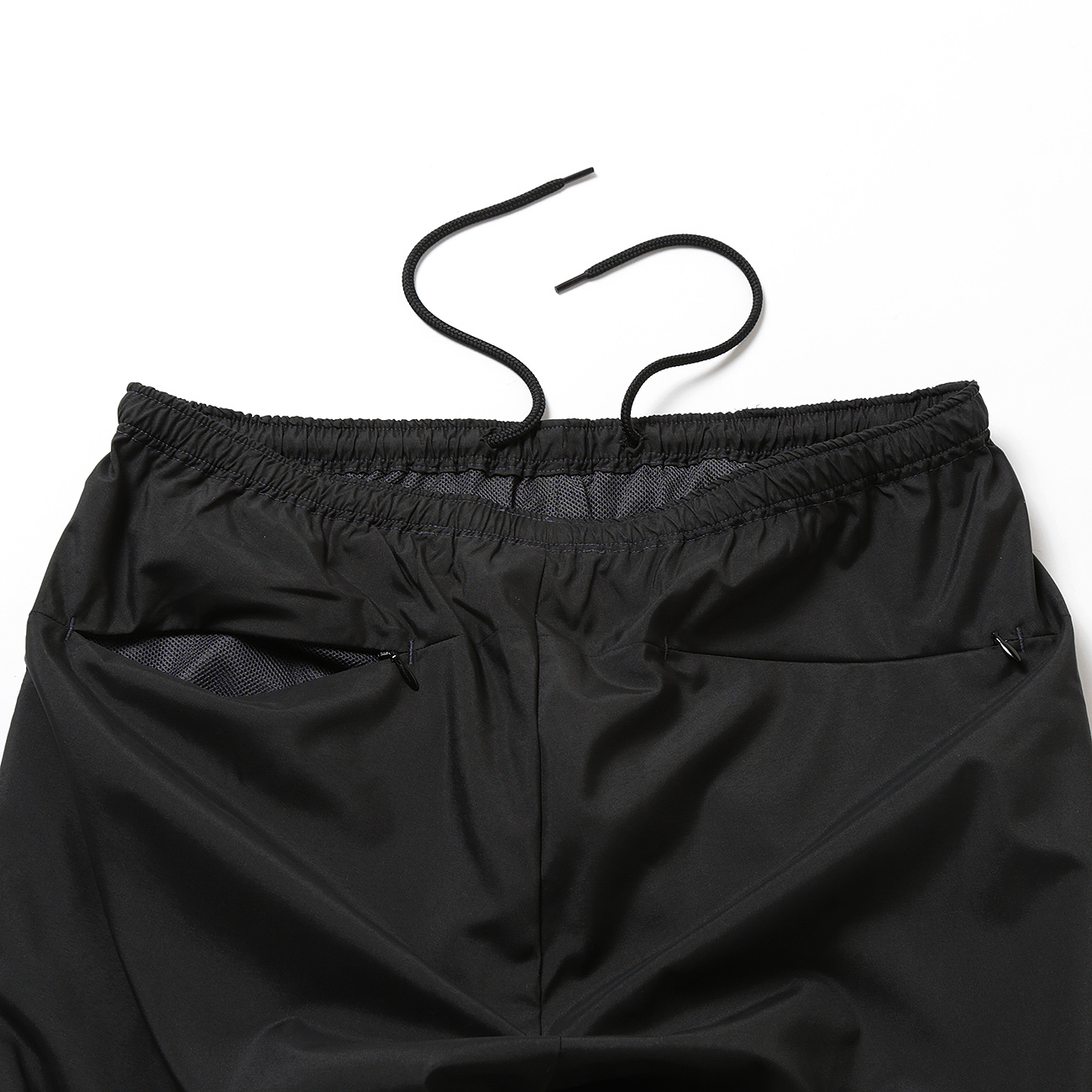 Needles / ニードルズ | Wind Pant - Poly Brushed Taffeta - Black