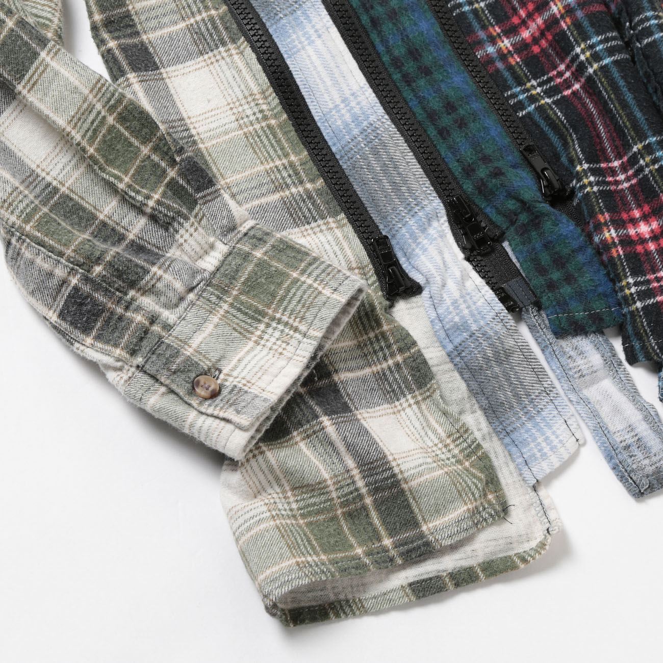 Needles / ニードルズ | Rebuild by Needles - Flannel Shirt ->7 Cuts