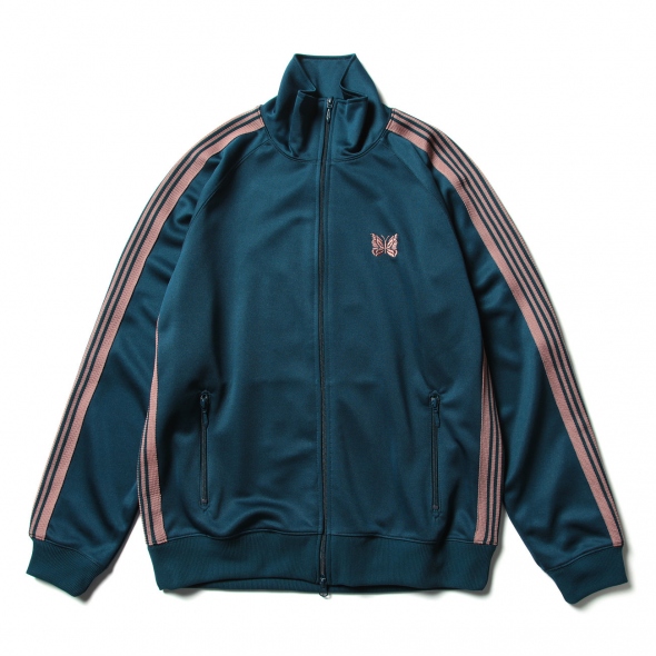 Needles / ニードルズ | Track Jacket - Poly Smooth - Teel Green