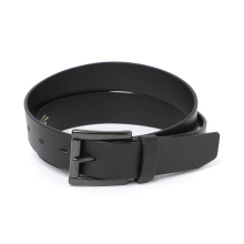 Yohji Yamamoto POUR HOMME / ヨウジ ヤマモト | MATT SOFT OIL LEATHER 30MM PLAIN BELT - Black