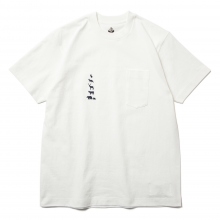 ....... RESEARCH | PKT. Tee - 動物刺繍 - White × Navy