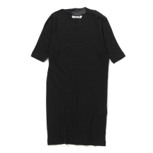 AURALEE / オーラリー | SUPER HIGH GAUGE SHEER RIB TEE (レディース) - Black