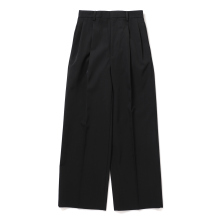 AURALEE / オーラリー | LIGHT WOOL MAX GABARDINE TWO-TUCK SLACKS (レディース) - Top Black