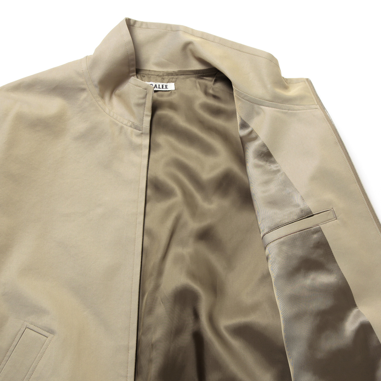 AURALEE / オーラリー | WASHED FINX SILK CHAMBRAY BLOUSON