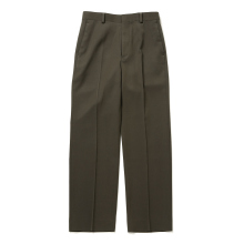AURALEE / オーラリー | LIGHT WOOL MAX GABARDINE SLACKS (メンズ) - Dark Olive Brown