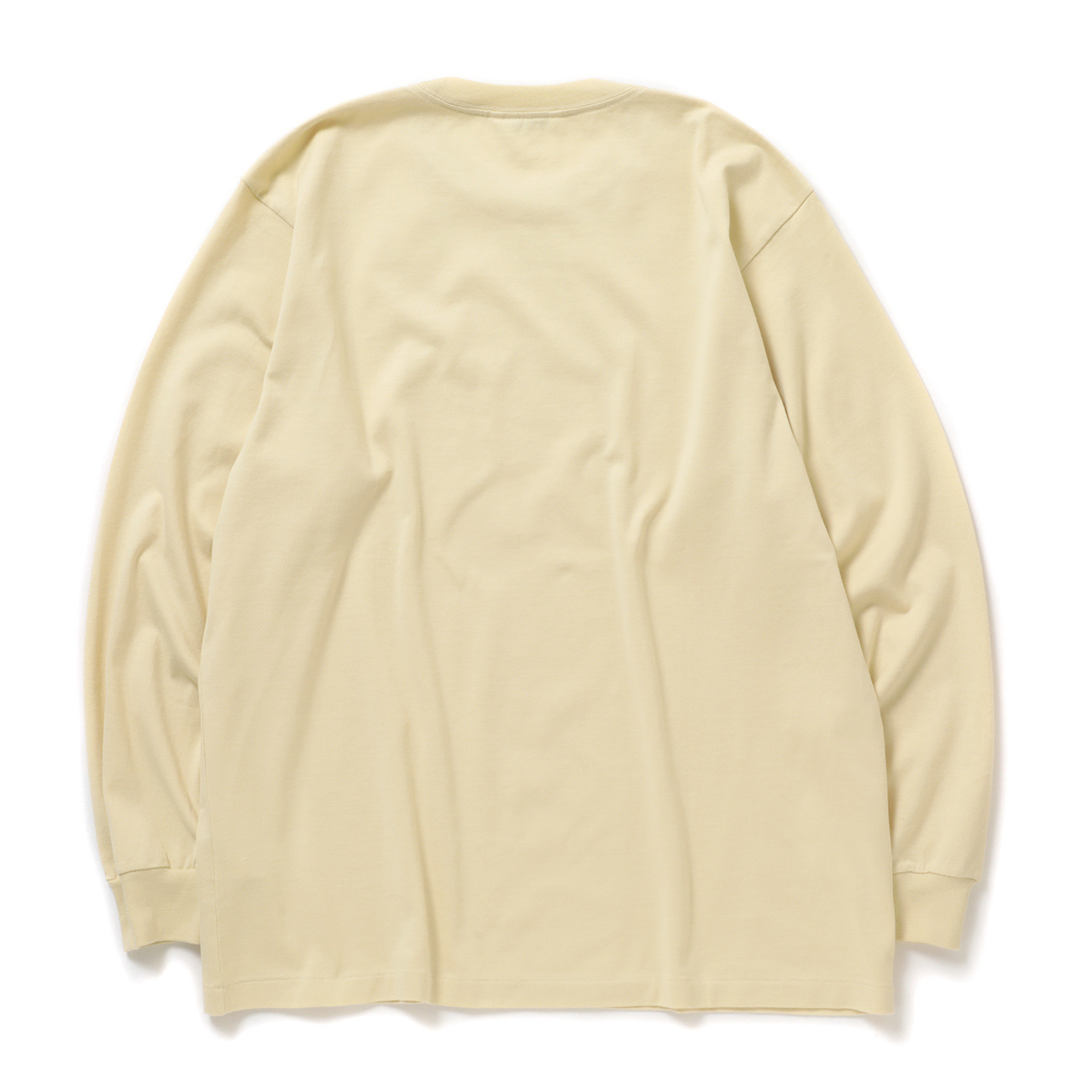 AURALEE / オーラリー | LUSTER PLAITING L/S TEE (メンズ) - Ivory