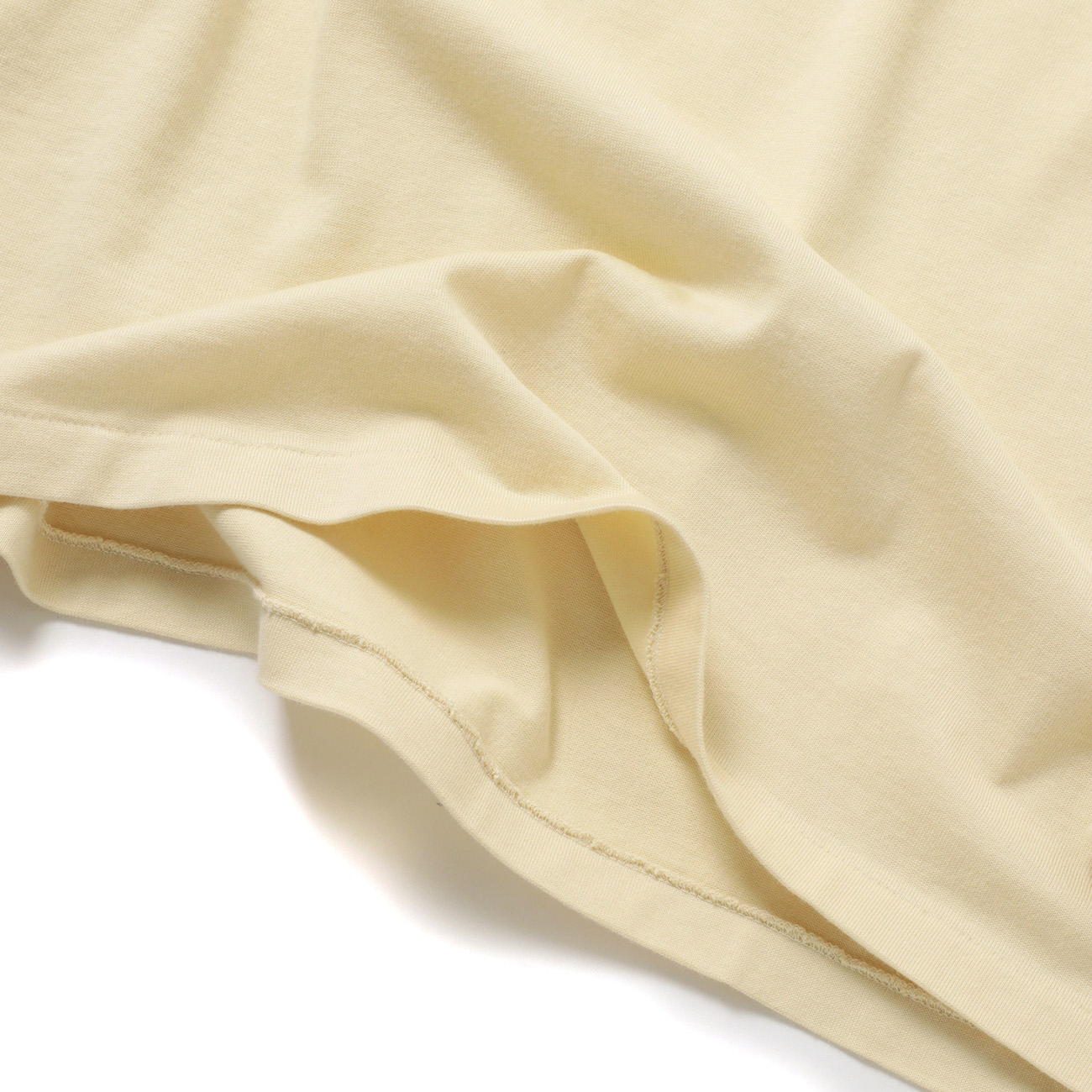 AURALEE / オーラリー | LUSTER PLAITING L/S TEE (メンズ) - Ivory