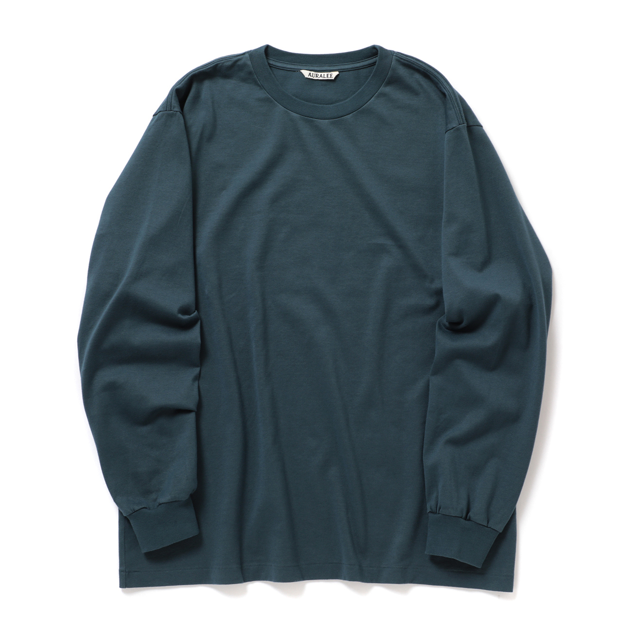 AURALEE / オーラリー | LUSTER PLAITING L/S TEE (メンズ) - Deep