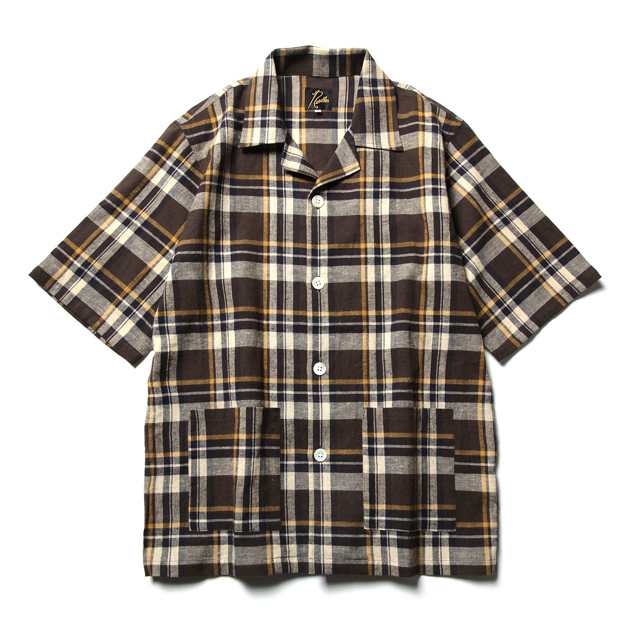 Needles checkerboard cabana shirts /Lサイズ Needles Cabana Shirt Grey Checker – Neighbour