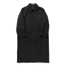 AURALEE / オーラリー | LIGHT WOOL MAX GABARDINE COAT (メンズ) - Top Black