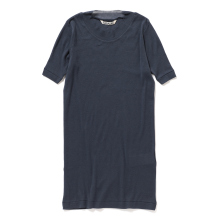 AURALEE / オーラリー | SUPER HIGH GAUGE SHEER RIB TEE (レディース) - Navy