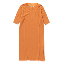 AURALEE / オーラリー | SUPER HIGH GAUGE SHEER RIB TEE (レディース) - Orange