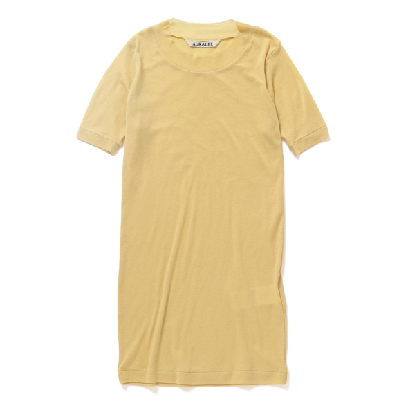 AURALEE / オーラリー | SUPER HIGH GAUGE SHEER RIB TEE (レディース