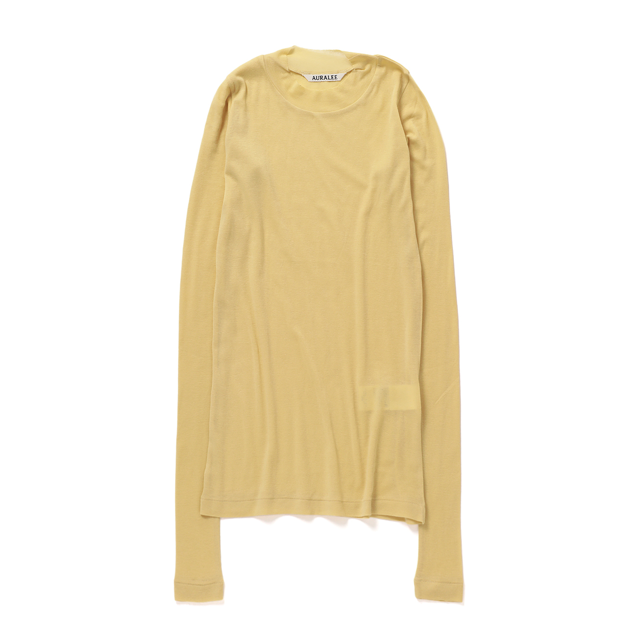 AURALEE / オーラリー | SUPER HIGH GAUGE SHEER RIB L/S TEE