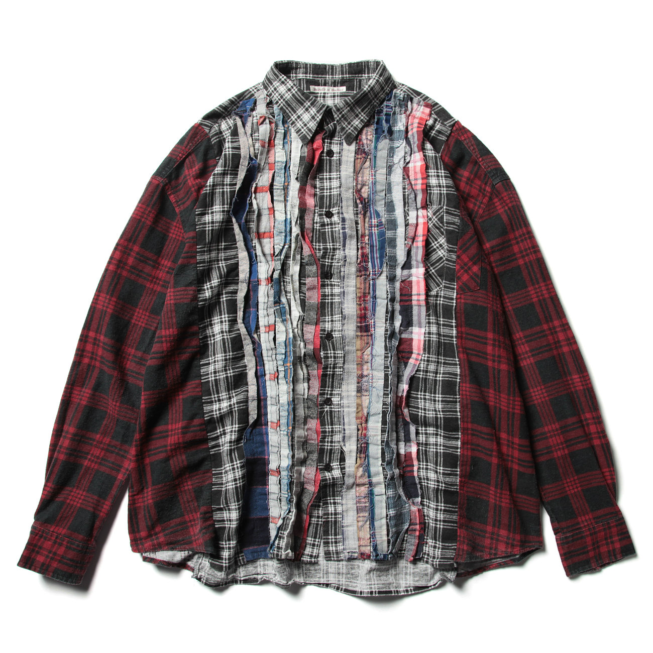 Rebuild by Needles - Flannel Shirt -> Ribbon Shirt / Wide - Fサイズ