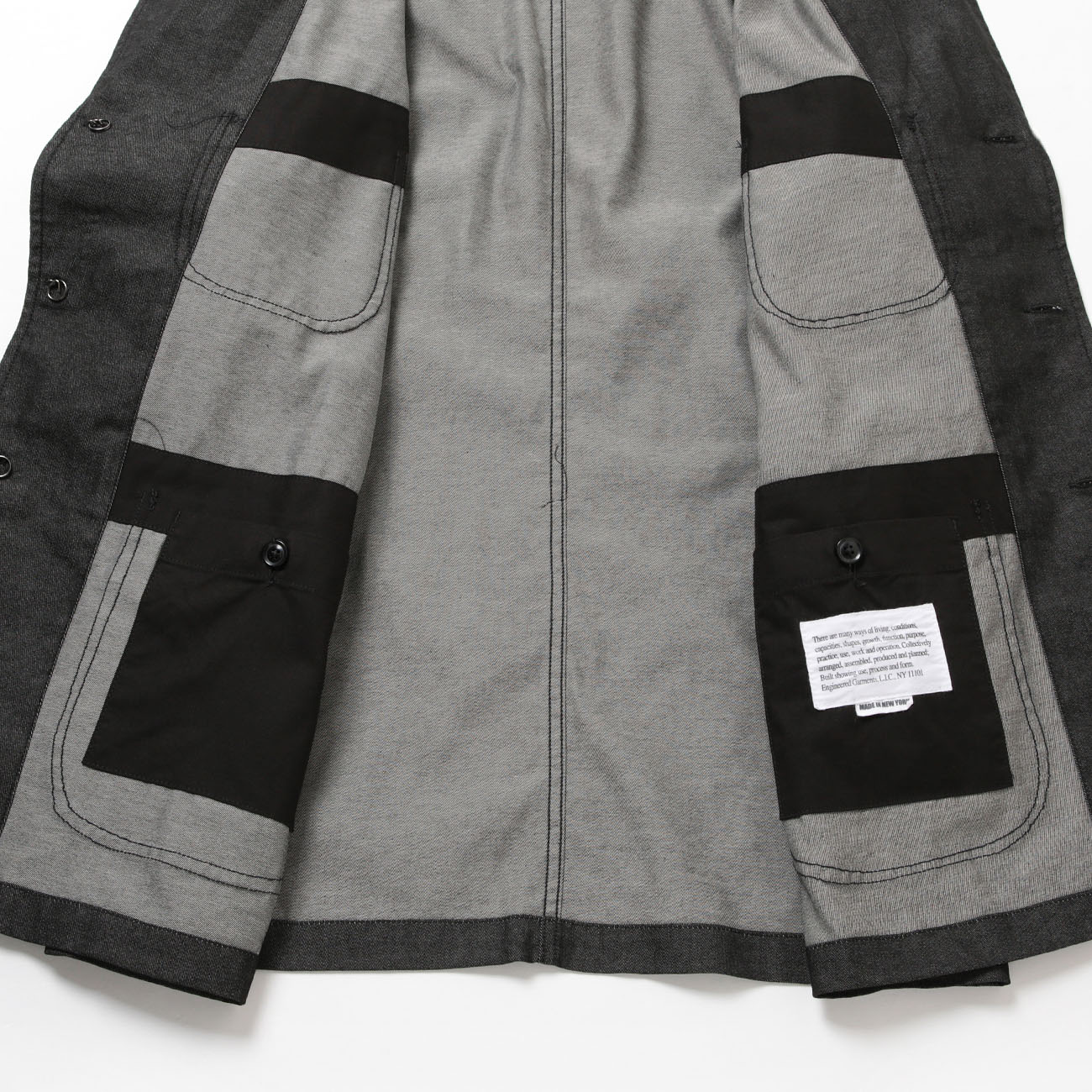 Engineered Garments | Bedford Jacket | Men | Blue Button Shop
