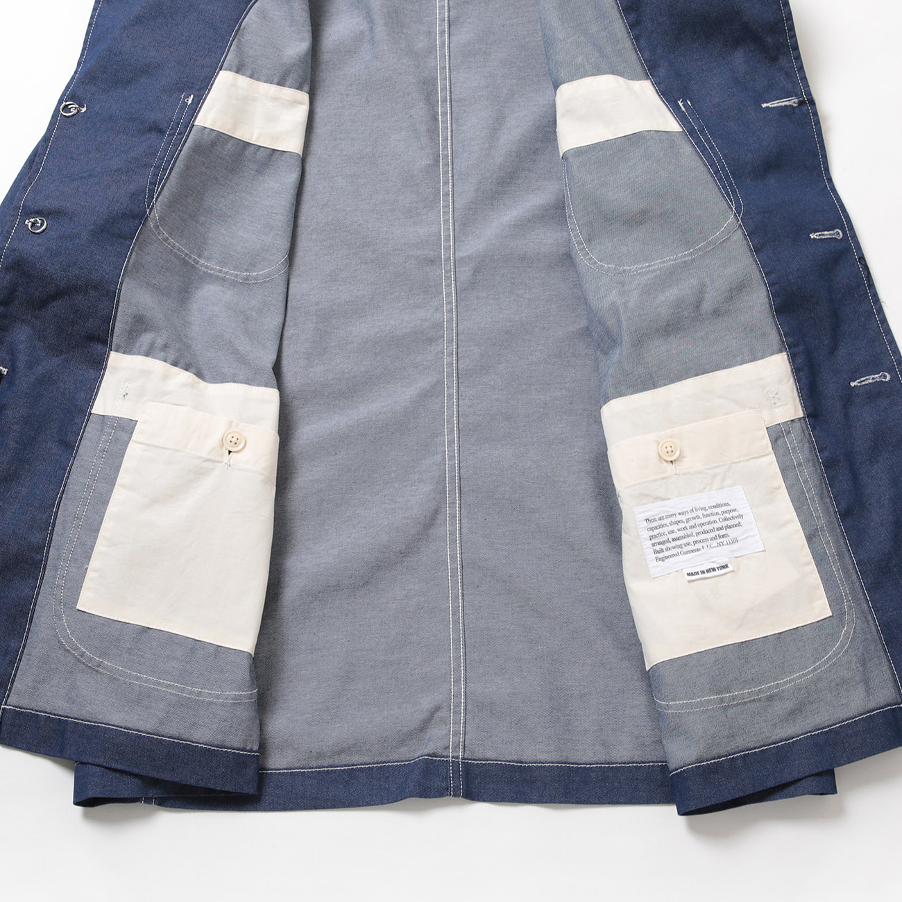 18日迄25春夏 Bedford Jacket-CP Denim Engineered Garments Bedford Jacket Indigo CP Denim - Made in