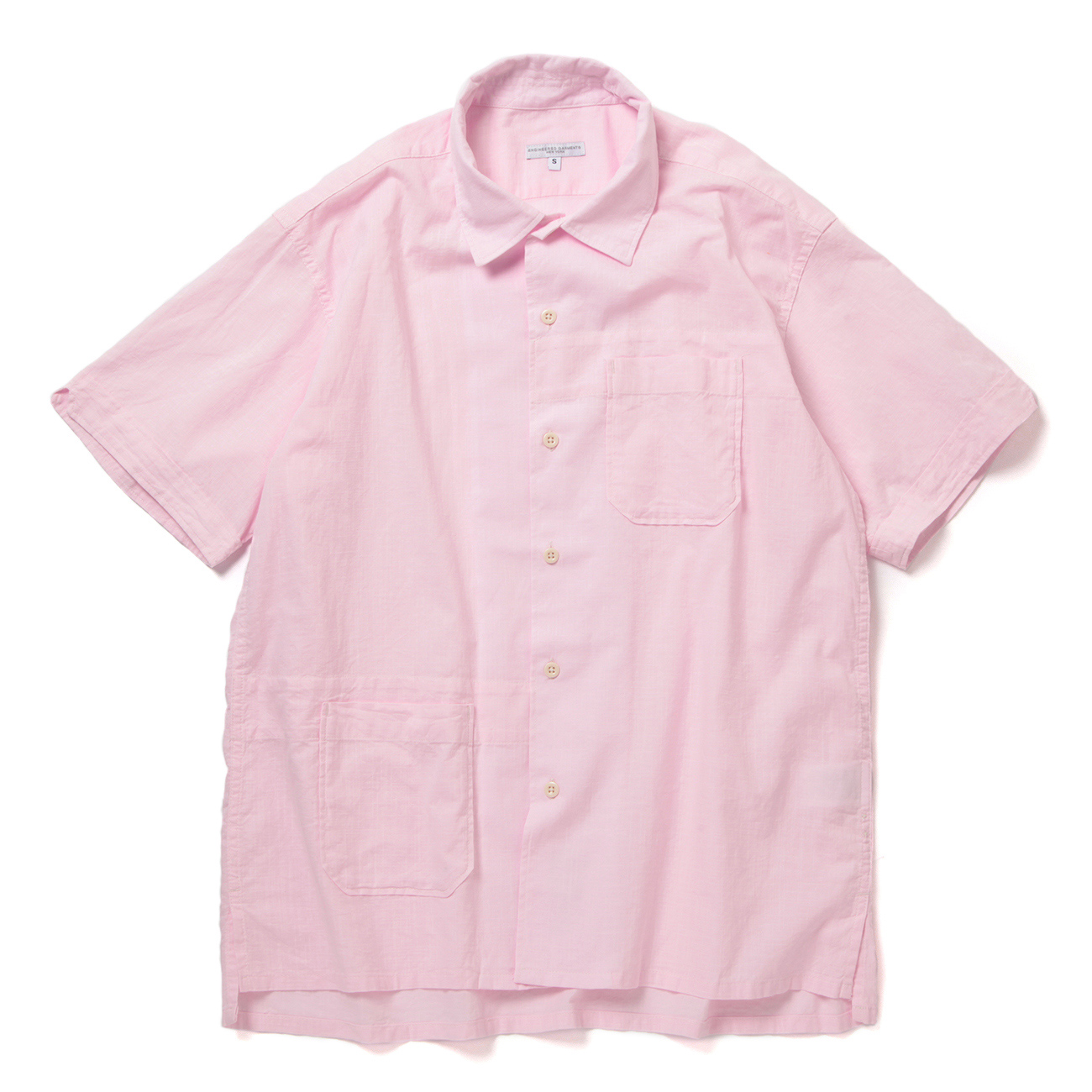 新品未使用 エンジニアードガーメンツ camp shirt ピンク xxs ピンク系 Engineered Garments(エンジニアードガーメンツ