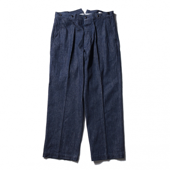 COMOLI 23SS デニム オーバーパンツ Navy 1 COMOLI デニム オーバーパンツ | Less Higashikawa