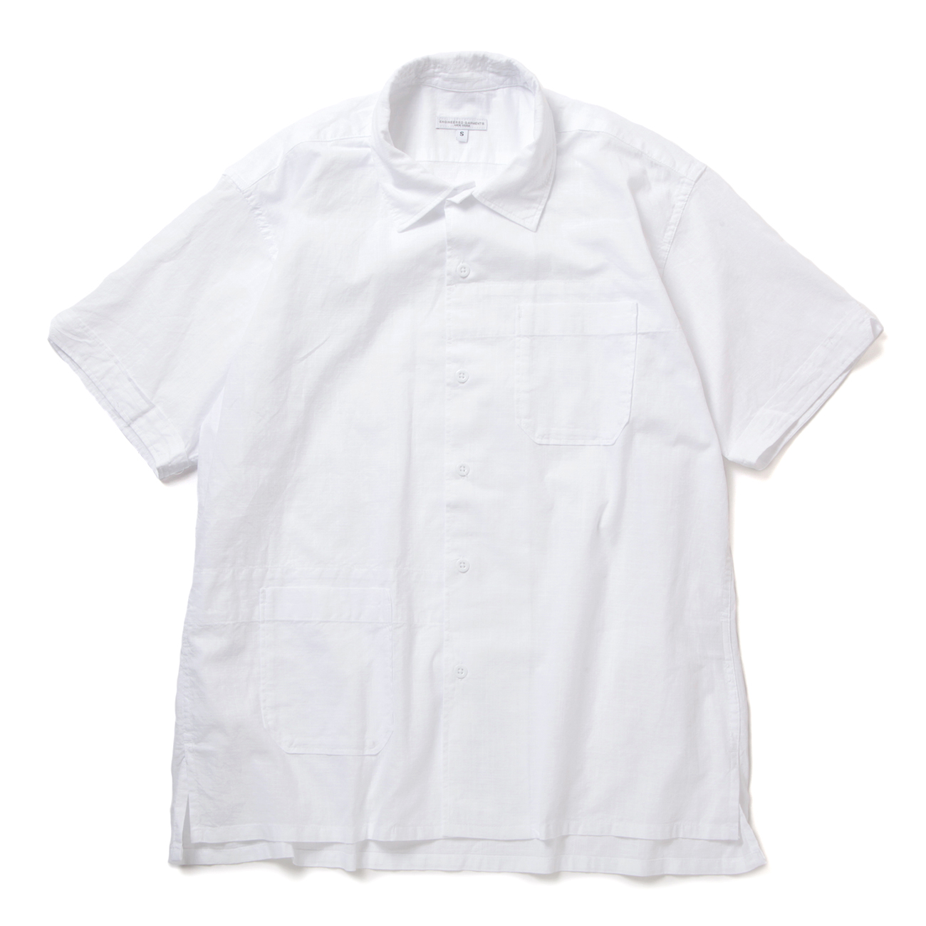 Camp Shirt - Cotton Handkerchief - White