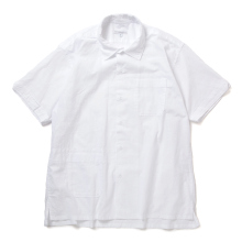 ENGINEERED GARMENTS / エンジニアドガーメンツ | Camp Shirt - Cotton Handkerchief - White