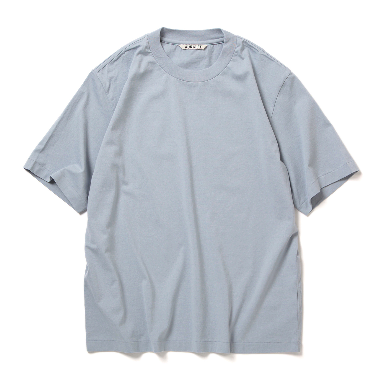 ORGANIC COTTON HIGH GAUGE JERSEY TEE (レディース) - Blue Gray